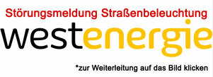 Störmeldung Straßenbeleuchtung